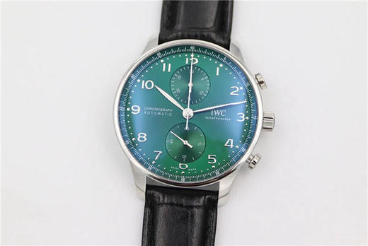 ZF IWC WORLD PORTUGAL SERIES IW371615 150TH GREEN PLATE复刻手表一比一手表n厂c厂zf厂vs厂clean厂广州手表测评 商品图4