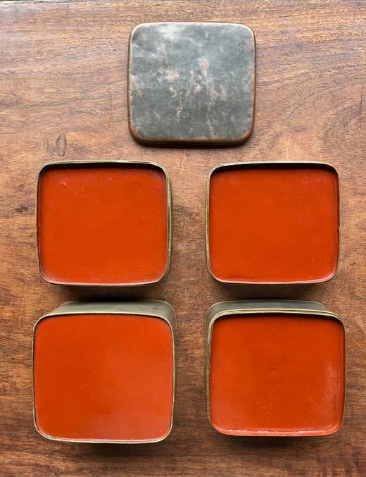 鎏银髹红漆多层餐饮携带盒，顺丰包邮 商品图8