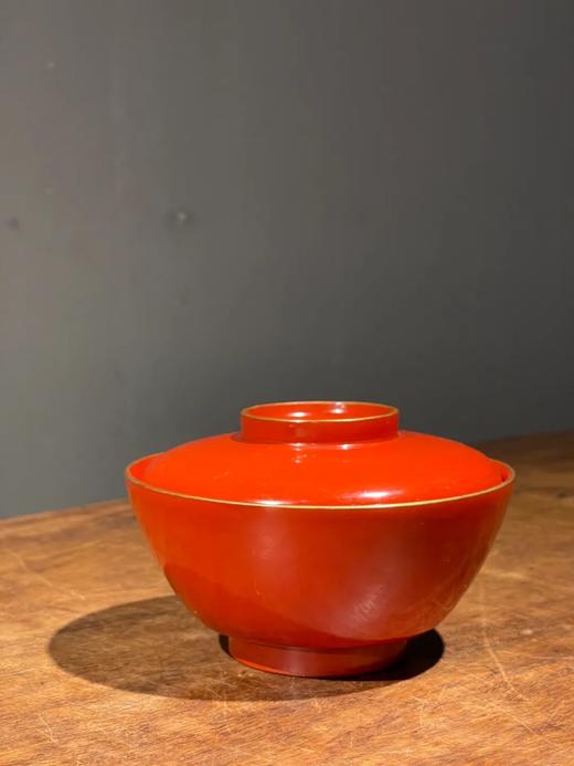 朱红大漆金漆沿盖碗两件套组，顺丰包邮 商品图11