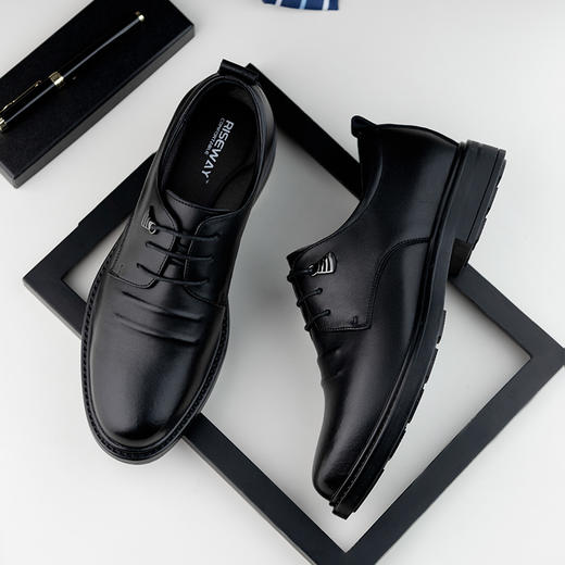 男士皮鞋内增高鞋男款商务正装皮鞋结婚新郎鞋休闲鞋 商品图2