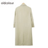 oldcolour双面毛呢外套冬季新款高级感纯绵羊毛大衣女GO41156927 商品缩略图2