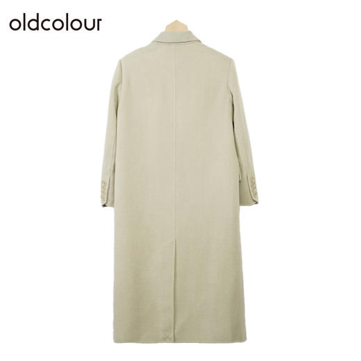 oldcolour双面毛呢外套冬季新款高级感纯绵羊毛大衣女GO41156927 商品图2