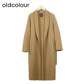 oldcolour双面羊毛大衣冬季新款时尚高级长款毛呢外套女O43156159