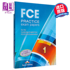 【中商原版】剑桥FCE考试全真模拟练习题学生用书1含电子书 FCE Practice Exam Papers 1 Students Book with Digibooks App