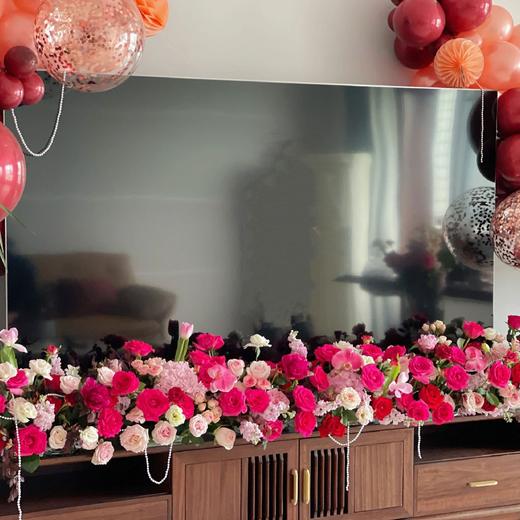 婚房客厅鲜花布置 商品图4