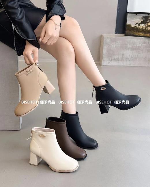 新品女士高跟时装女矮靴798B35524（W） 商品图1