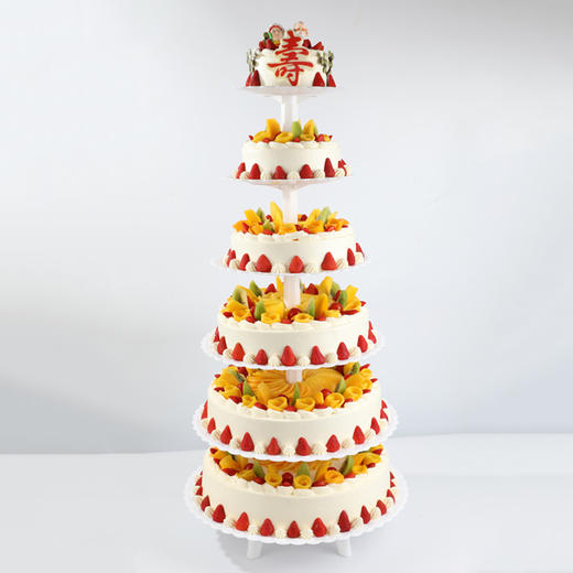 【寿比南山】送长辈推荐的祝寿蛋糕多层多磅，带着长辈的味蕾去旅行，感受美妙滋味 商品图2