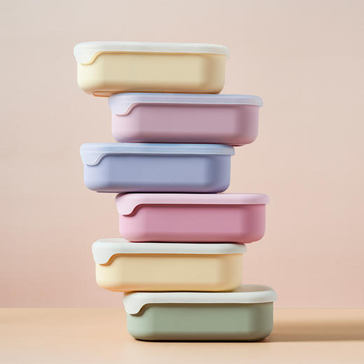 OTB铂金硅胶冰激凌分格饭盒 商品图3