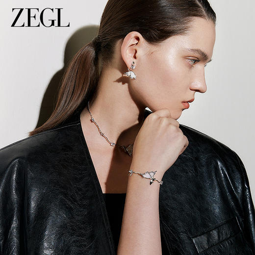 ZEGL设计师蝶语系列蝴蝶手链女生轻奢小众精致2023年新款闺蜜手饰 商品图2