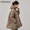 oldcolour冬季新款加厚保暖立领连帽鸭绒羽绒服女O43092329 商品缩略图3