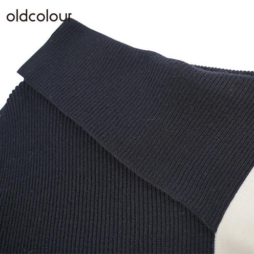 oldcolour简约气质针织衫冬季新款宽松显瘦中长款毛衣女O41052351 商品图4