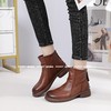 新品女士单层牛皮软底软面女矮靴803B35516（W） 商品缩略图6