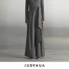 JUDYHUA 系带皱褶设计款直筒裤 商品缩略图0