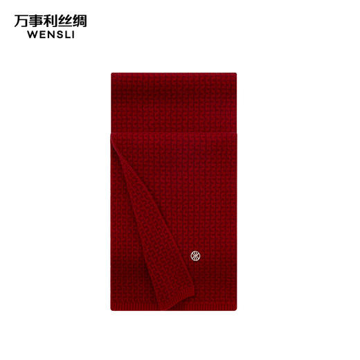 万事利“阡陌”羊毛小围巾 商品图1