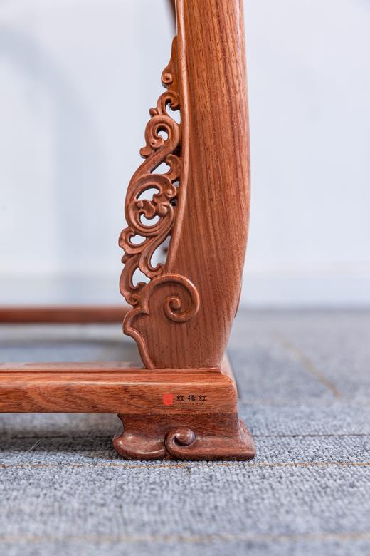 红桥红  家具严选  缅甸花梨（大果紫檀）【带托泥 皇宫 圈椅 三件套】 商品图7