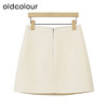 oldcolour复古高腰短裙冬季新款时尚气质格子百搭半身裙O42061272 商品缩略图4
