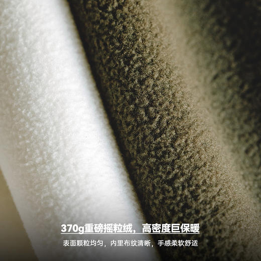 马登工装 美式休闲摇粒绒卫衣立领cityboy宽松慵懒无帽套头衫男秋 商品图2