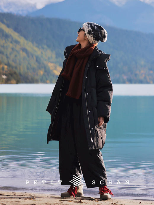 PETIT SCHAN小闪 CLO#164 camper 露营者 城市运动3M黑科技升级高效暖绒绗棉薄绒阔腿9分裤 商品图1