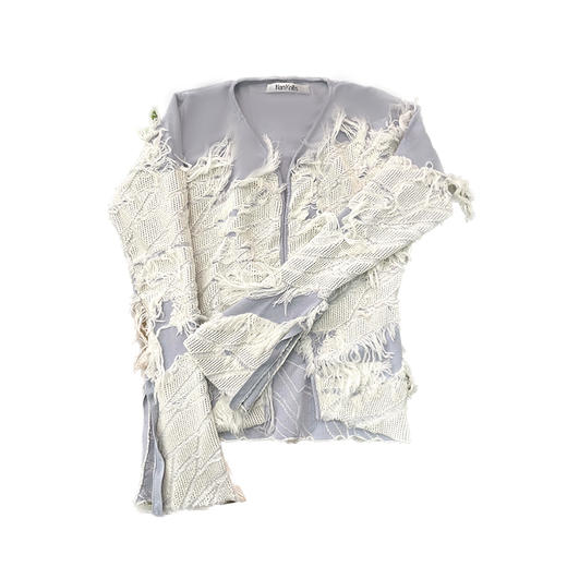 V领浮线打底衫——NAN KNITS秋冬新品 商品图1