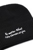 SUMMER & SAGE 	黑色字母logo针织帽 8560 商品缩略图1