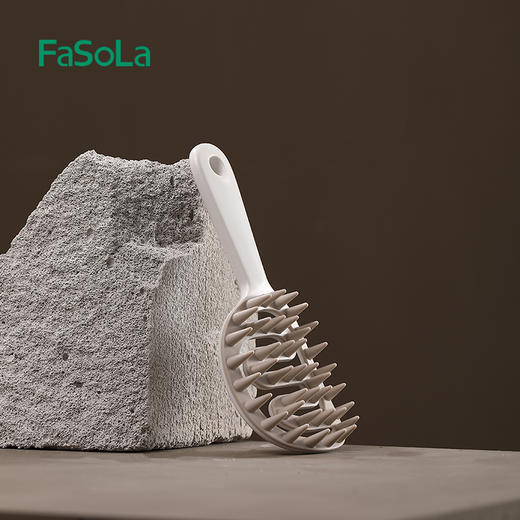 FaSoLa洗头梳头皮清洁神器洗发专用梳头部止痒抓头器按摩梳洗头刷子 商品图8