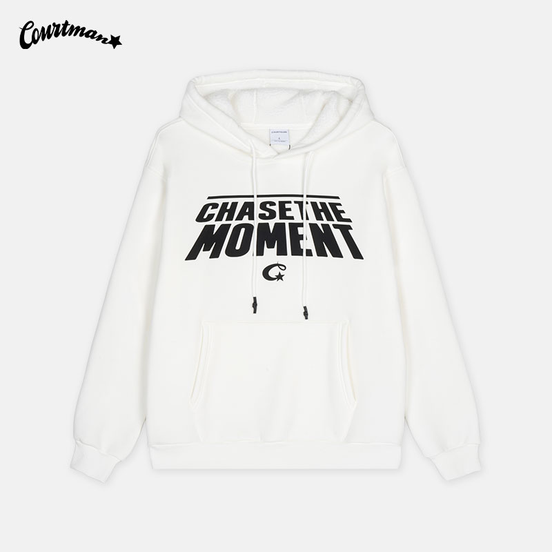 【美式字体】美式字体加绒连帽卫衣透视字体的设计美式风格拉满