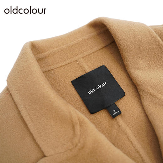 oldcolour双面毛呢外套冬季新款高级感纯绵羊毛大衣女GO41156927 商品图4