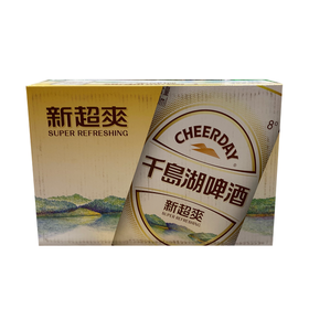 千岛湖新超爽啤酒330ml *24