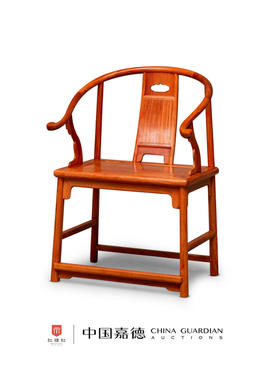 红桥红  家具严选  缅甸花梨（大果紫檀）【安思远攒靠背圈椅】