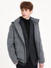 callisto灰色丝羊毛混纺羽绒服 FSFED063C 商品缩略图1