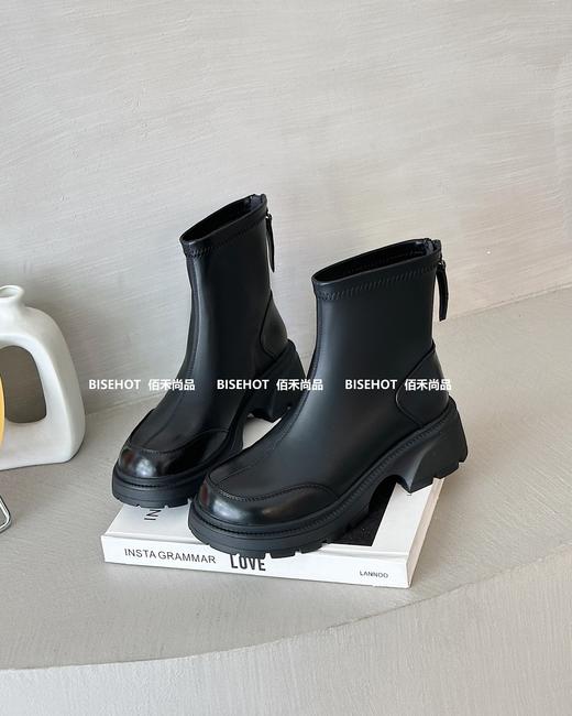 新品女士弹力一脚蹬女款矮靴671B35504（W） 商品图8