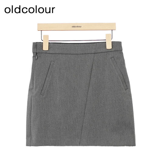 oldcolourA字短裙冬季新款高腰显瘦气质显瘦半身裙女O43061362 商品图0