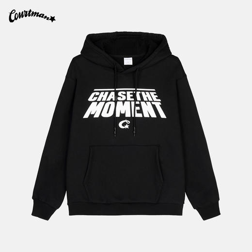 【美式字体】美式字体加绒连帽卫衣透视字体的设计美式风格拉满 商品图2