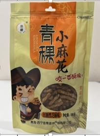 JS圣湖雪娇 青稞小麻花（红糖黑芝麻味）180g/袋 商品图0