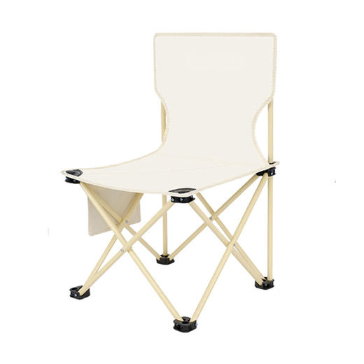 徽羚羊 云休 户外折叠椅子便携小凳子折叠椅（米色）加大号  39*39*65CM HLY-ZDY-22052 商品图1