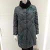 南3凤时毛领中长款羽绒服 商品缩略图0