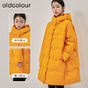oldcolour冬季新款立体连帽廓形宽松长款羽绒服女O42093248 商品缩略图2