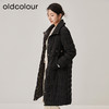 oldcolour冬季新款黑色收腰显瘦长款立领羽绒服女O42093251 商品缩略图2