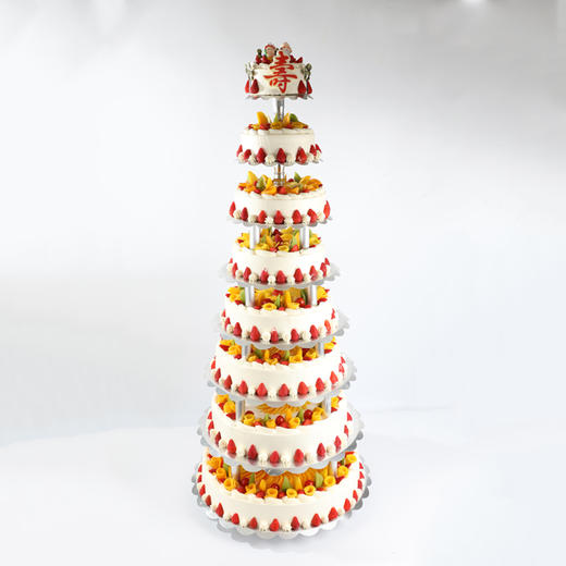 【寿比南山】送长辈推荐的祝寿蛋糕多层多磅，带着长辈的味蕾去旅行，感受美妙滋味 商品图3