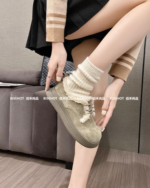 新品浅帮磨砂皮毛绒休闲棉鞋394B35565（W） 商品图6