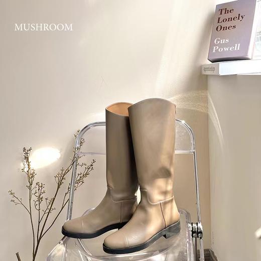 金蘑菇菇【茶歇战靴～】腿精的福音！修饰瘦长直腿时尚秋冬高筒靴 商品图3