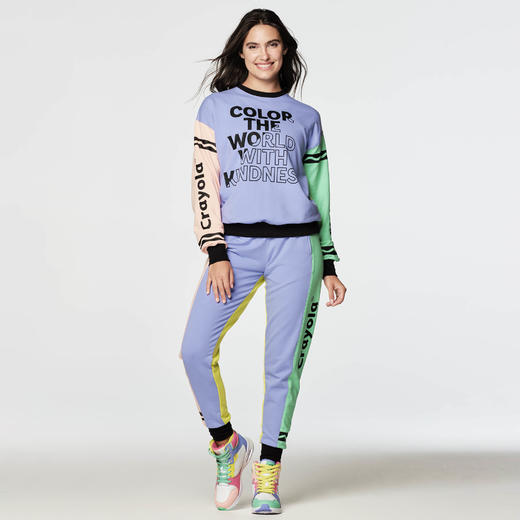 【乐刻甄选】Zumba WearCrayola联名系列畅销款长袖Z1T000394 商品图7