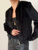 CAPSULE | Rabbit Fur bomber jacket [ 黑兔毛飞行员夹克外套 ] 商品缩略图3