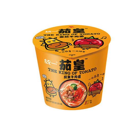 统一茄皇新疆番茄牛肉面128g/桶 (Z) 商品图4