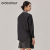 oldcolour2022冬季新款黑色复古气质宽松翻领长袖衬衫女O43013348 商品缩略图4