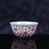 釉里红缠枝鸡缸杯 商品缩略图4