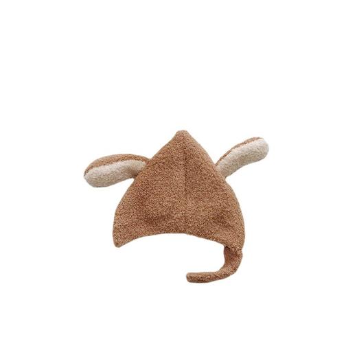 婴儿帽子秋冬韩版婴幼儿兔子耳朵毛绒绒保暖护耳帽宝宝帽子秋冬 商品图4