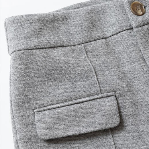 一姐秋冬简约阔腿针织裤 商品图2