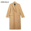 oldcolour双面毛呢外套冬季新款高级感纯绵羊毛大衣女GO41156927 商品缩略图0