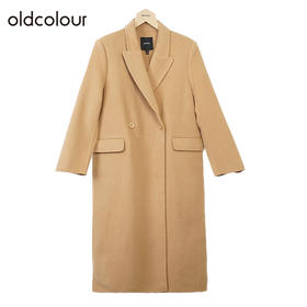 oldcolour双面毛呢外套冬季新款高级感纯绵羊毛大衣女GO41156927